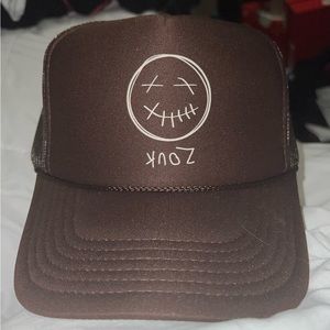 UNRELEASED TRAVIS SCOTT BROWN TRUCKER HAT